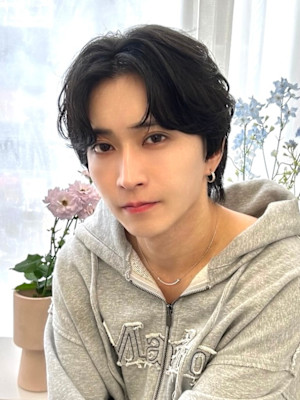 大人韓国メンズセンターパート20代30代