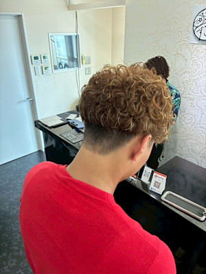 メンズプードルパーマ