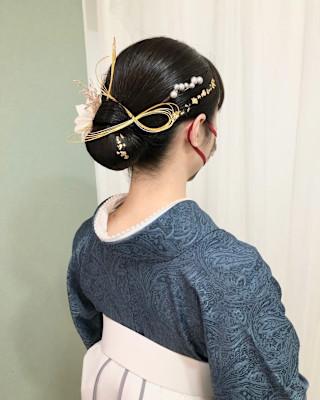 卒業式ヘアセット×袴着付け♪yu