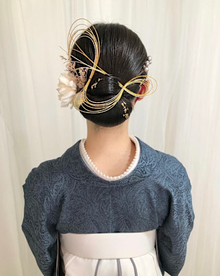 卒業式ヘアセット×袴着付け♪yu