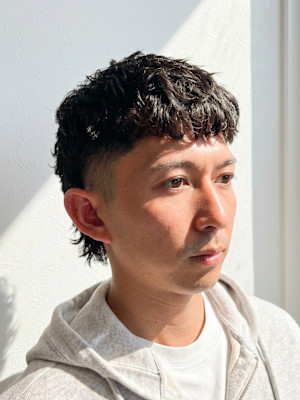 マレットヘアスタイル