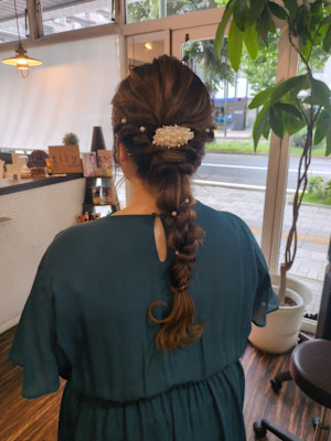 お呼ばれヘアセット