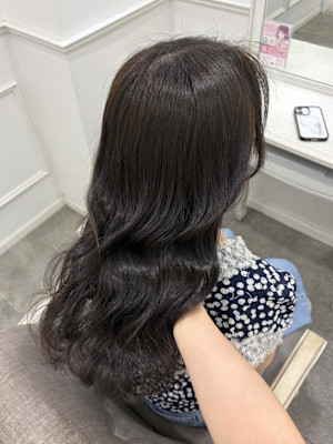 ブリーチなしオリーブグレージュ＊まゆ