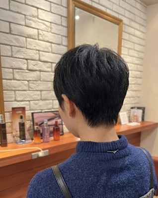 毛流れが美しい大人の上品ショートヘア【383スタイル】