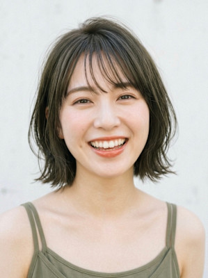 大人エフォートレス・外ハネショートボブ
