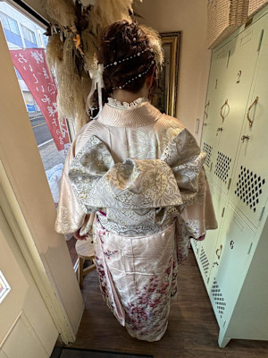 成人式着付け