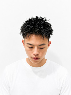 アップバングショート　梅田×難波