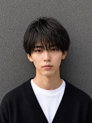 シースルーマッシュ×韓国風ヘア×メンズカット×men'sサロ