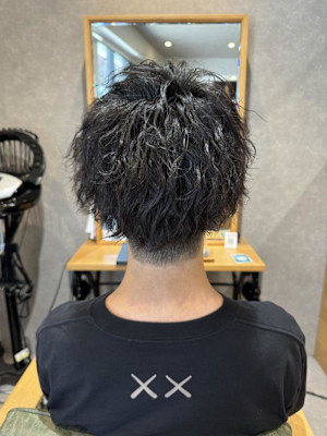 縦落ちパーマ