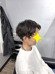 波巻きシャドウパーマ