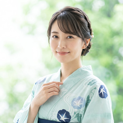 大人上品な浴衣ヘア＊崩れない編み込みシニヨン
