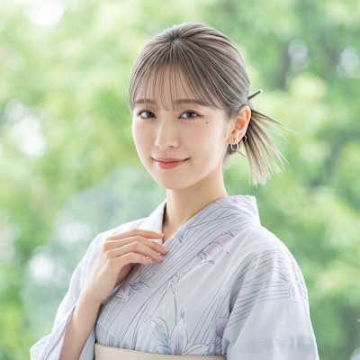 【浴衣ヘアセット】韓国風タイトな大人カチモリ