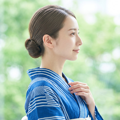 大人上品な浴衣ヘアセット＊ルーズシニヨン