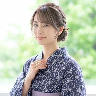 【大人上品】崩れにくい浴衣ヘアセット・シニヨン
