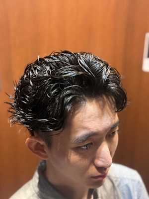 日本橋　40代　ウェーブパーマ