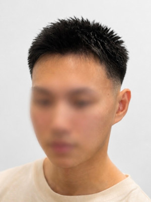 直毛でも扱いやすいメンズカット