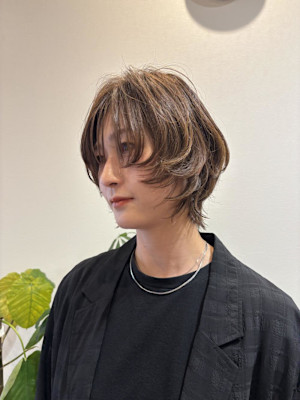 大人可愛いショートウルフ