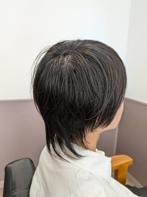 爽やかなショートウルフ