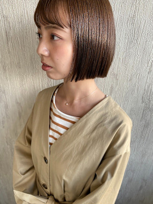 切りっぱなしボブ
