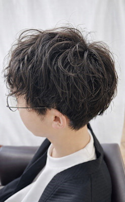マッシュ✖️ニュアンスパーマ