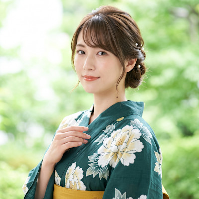 大人上品な崩れにくい浴衣ヘア