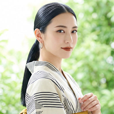 【30代】凛とした大人の洗練タイトローポニー浴衣ヘア