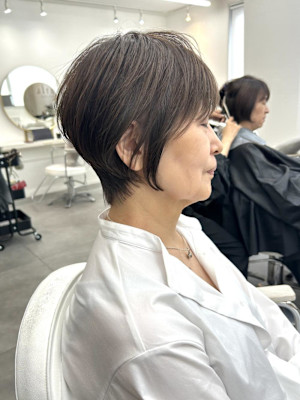 大人かわいいショートボブ