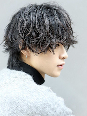 ルーズメイクパーマスタイル