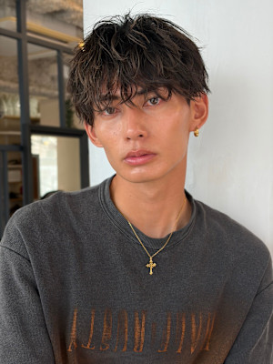 大人シャドウパーマ