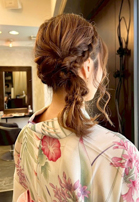 ★浴衣の着付け＆ヘアセットなら★赤羽美容室/赤羽駅美容室/