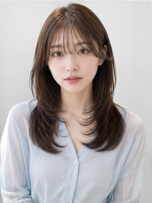 【MICHI 富田店 芦田結加】ロングレイヤー 顔周りカット