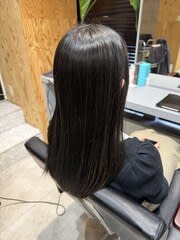髪質改善ストレート