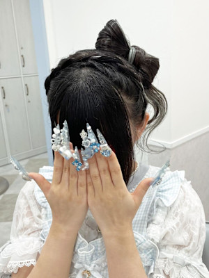 【ヘアメ】激カワでかリボンくらげヘア♪_ユウ