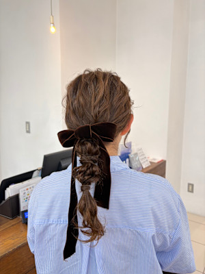 お呼ばれヘアセット