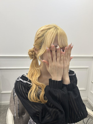今1番人気！お団子サイドポニー♪ ＊ひな＊