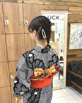 浴衣／ヘアアレンジ／着付け