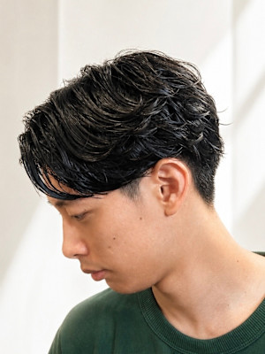 直毛でも毛流れはつくれます。