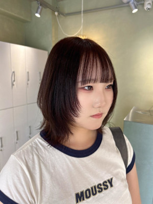 顔まわりで差がつくレイヤーボブ