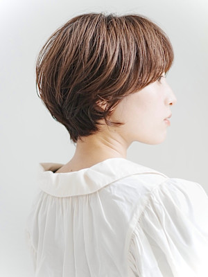 前下がりショート・ボブ/絶壁解消/前髪あり/40代/30代