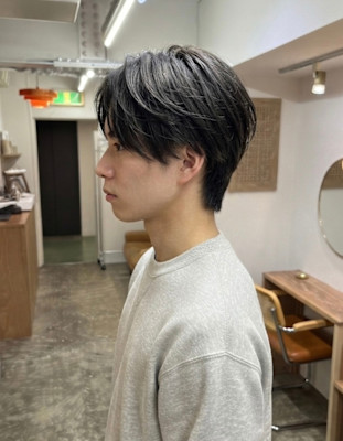 ナチュラルセンターパートスタイル