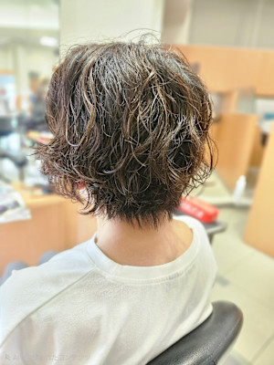 大人女性必見の朝が楽になる大人ボブパーマ