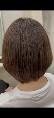 丸いボブ