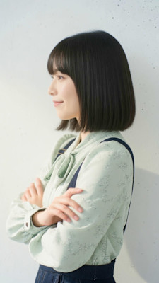 カジュアルな甘さが魅力。親しみやすさ満点のナチュラルボブ