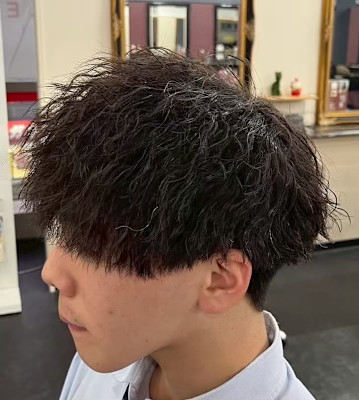 メンズパーマスタイル　