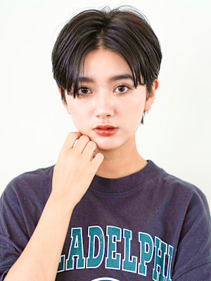 前下がりショート・ボブ/絶壁解消/前髪あり/40代/30代