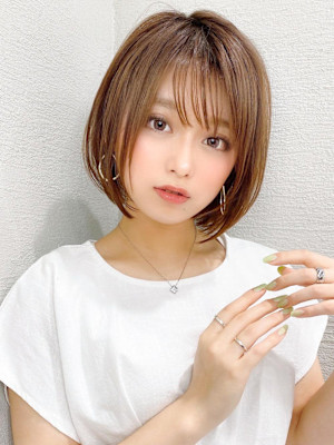 大人かわいいボブ