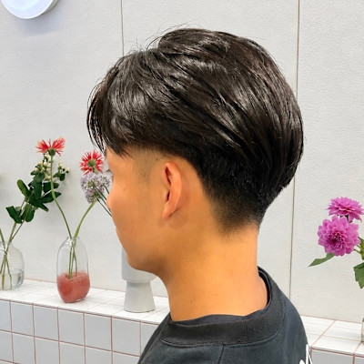 メンズ爽やかツーブロヘア