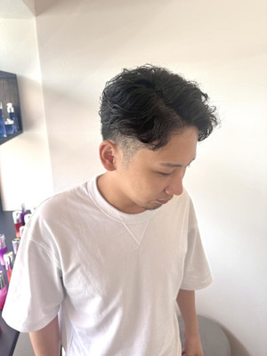 【大根担当】刈り上げ×ニュアンスパーマ
