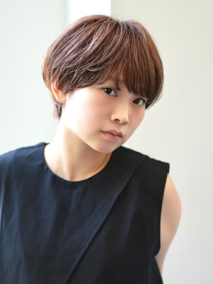 前下がりショート・ボブ/絶壁解消/前髪あり/40代/30代