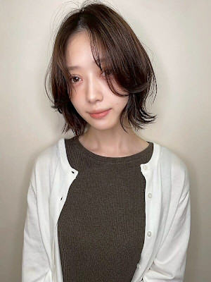 小顔見え外ハネボブ